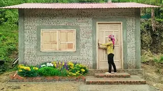 Tin's finally completed a solid and safe house for a single person like her.