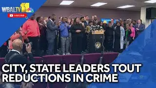 City, state leaders tout reductions in crime
