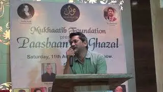 Dr.Ahmad Ayaz at Mukhatib, Lucknow