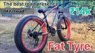 BIKKER FAT TYRE CYCLE🤩 walkaround,Best road presence cycle #offroad #love #cycle