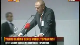Timur Kuban | Galatasaray SK - 27.03.2011 Mali ve İdari Genel Kurul Konuşması'nın bir kısmı