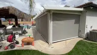 Transform Your California Room with Custom Patio Shades | Eastvale, CA #patioupgrade #patioscreen