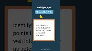 Clustering Use Case - Anomaly Detection - Microsoft AI-900