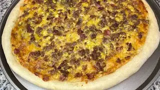 Copycat Быстрая пицца на завтрак | Вкусная пицца на завтрак