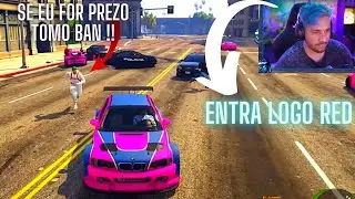 PIUZINHO DANDO FUGA INSANA COM RED BEIRA MAR !!!