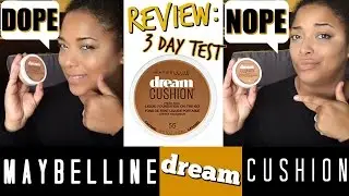 Review + Demo | MAYBELLINE DREAM CUSHION on NORMAL to DRY SKIN | MelissaQ