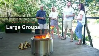 Solo Stove Stainless Steel Yukon Wood Burning Fire Pit | 27 Inch
