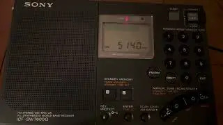 Charleston Radio International 5140 khz SONY ICF-SW7600G 26/06/2023 France