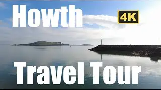 TOURING IRELAND :  Howth North DUBLIN Travel Tour with stunning views  - 4k Cinematic Video, IRELAND