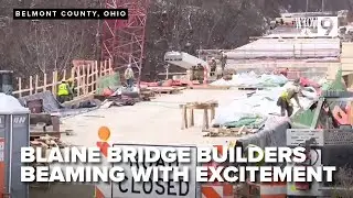 Blaine Hill Bridge project progresses with beam installation this week
