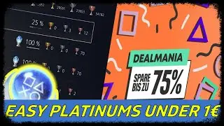 Easy Platinums under 1&euro; - PLAYSTATION DEALMANIA - Save up to 75%