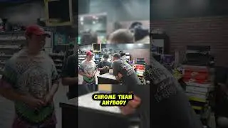 Had to kick this rude customer out!!