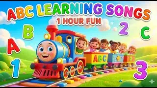 1 Hour Space ABC,Phonics, Numbers, Colors  Learning Songs for Toddlers 🚀 & Nursery Rhymes