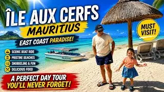 Île aux Cerfs—a jewel off the east coast of Mauritius🇲🇺— country’s most stunning beach destinations.
