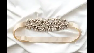 DIY Pearlsbelt/ Brau din perle si cristale