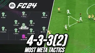 The Perfect BALANCED Formation! Best 433(2) Custom Tactics EA FC 24