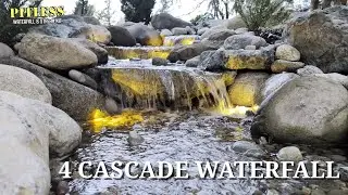 Surrey, BC Backyard Waterfall Install