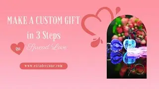 Custom Photo Colorful LED Light Memory Gift Laser Carve Crystal Keychain