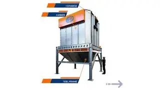 Counter-flow cooler for pellet EOLO