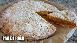 Pão de Rala - Doçaria Tradicional Portuguesa #receitasimples #bolos #sobremesas #sobremesafacil