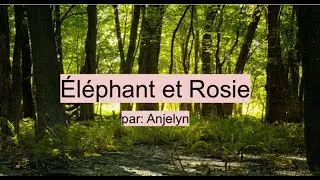 Anjelyn first French book ( 7years old made her very first story book)