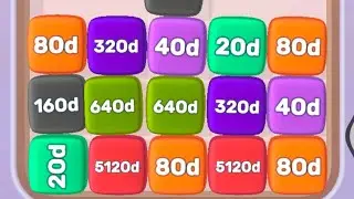 Cube Game 3D Merge Numbers Part 32 with 2,668,829 High Score #games #arelzone #trending