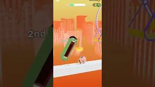 Hopping heads game mostly satisfying level 236 Green Hulk  vs Old Men #hoppingheadsandroid #shorts