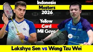 Indonesia Masters 2026 Lakshya Sen vs Wang Tzu Wei Badminton | Bad Talks 292