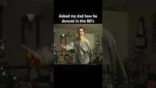 Asked my dad how he danced in the 80&rsquo;s