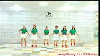 Hooray! Hooray! it's a Holi Holiday - Line Dance - Demo 💚💙💛❤️