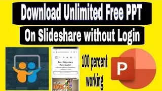 How to download free ppt from SlideShare without login#slideshare#Studies#content
