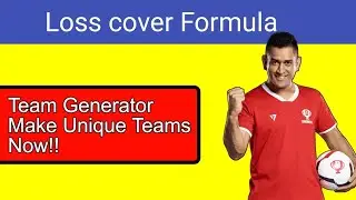 Dream 11 Team Generator