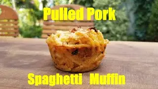 Pulled Pork Spaghetti Muffins - super leckeres Partyfood