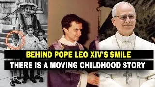 The little-known CHILDHOOD of POPE LEO XIV! From Military Family to become Priest‼️