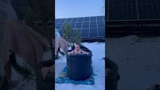 Моя первая минута 💪🥶🤟 #newvideo #моржевание #холоднаявода