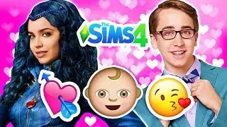Disney Descendants 2: EVIE AND DOUG HAVE A BABY?? | Sims 4 Random Genetics Challenge - CAS