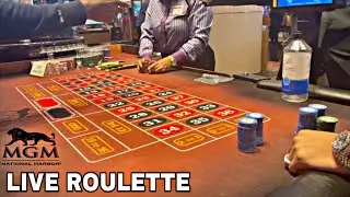 So Many Numbers Came BACK TO BACK! Roulette In The Richest State. MGM GRAND National Harbor PT.2