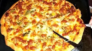 ЛУЧШАЯ ПИЦЦА В МОЕЙ ЖИЗНИ!! РЕЦЕПТ - ПАЛЬЧИКИ ОБЛИЖЕШЬ! * THE BEST PIZZA IN MY LIFE!!
