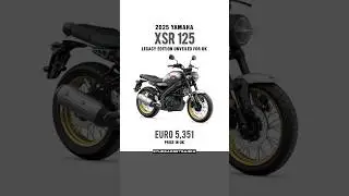 2025 Yamaha XSR 125 Legacy Edition Unveiled for UK #2025yamahaxsr125 #yamahaxsr125
