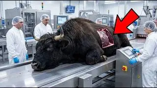Mass Production of Sliced Beef Heart: Automated Trimming & Connective Tissue Removal