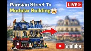 Turning Parisian Street Into a FULL LEGO Modular (Live!)