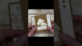 Easy Bookbinding Z-Fold Card #shorts #funfoldcards #cardmaking #stampinup #techniquetuesday