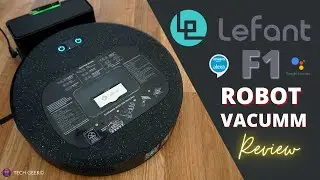 Умный робот-пылесос LEFANT F1 | Время работы 200 мин | Распаковка и обзор с управлением Alexa.