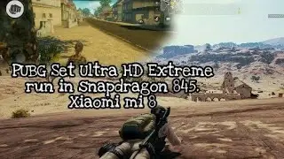 Xiaomi mi 8 Gaming Performance. PUBG Test Rata kanan high shadow