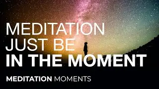 BE HERE AND NOW in The Present Moment | 15 minute Guided Meditation | Mindfulness