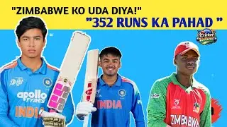 U19 World Cup 2026: India Ne Zimbabwe Ko Ek Tarfa Match Me Hara Diya!#teamindia #teamindia #cricket