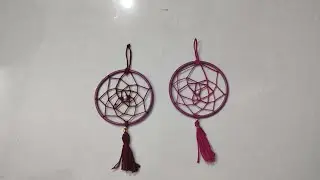 DIY || Mini Dreamcatcher making at home #Dreamcatcher #craftsathome @satyanaidu2881