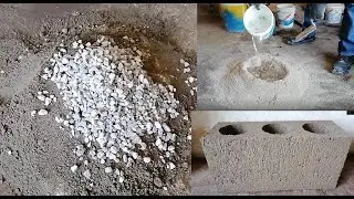 MEZCLA PARA LA FABRICACION DE BLOQUES DE CEMENTO