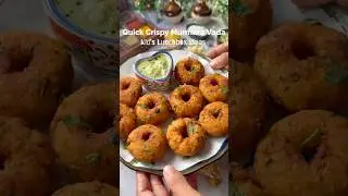 Quick Crispy Murmura Vada | Kid&rsquo;s Lunchbox ideas #shorts #ytshorts #viralreels #trending #lunchbox