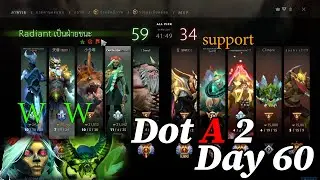 Dota 2 Day 60 ซัพอย่างเดียว  #dota2  #gaming   #dota2life   #games